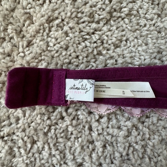 Free People Galloon Lace Halter Bra Size Small - Picture 4 of 5